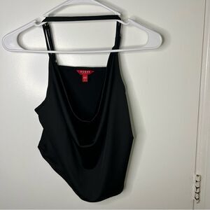 Guess | Black strapless cropped cami top | Large